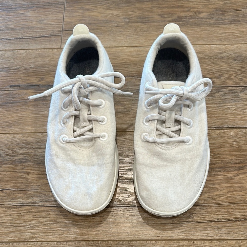 Allbirds Women’s Stylish White Casual Sneakers Size 8